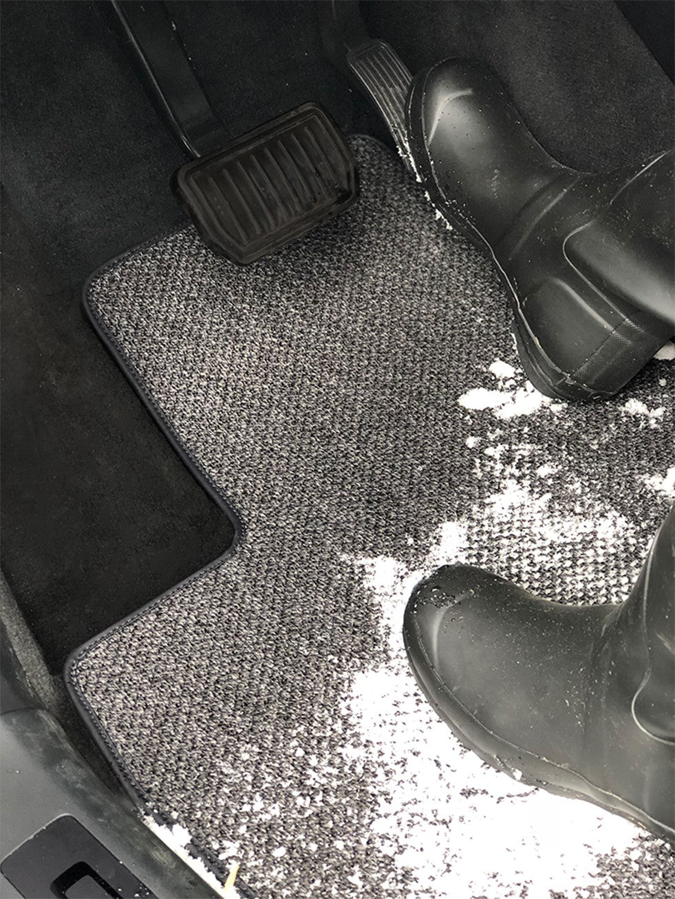 Charcoal All-Weather Textile Car Mats for Tesla Model X Z23182
