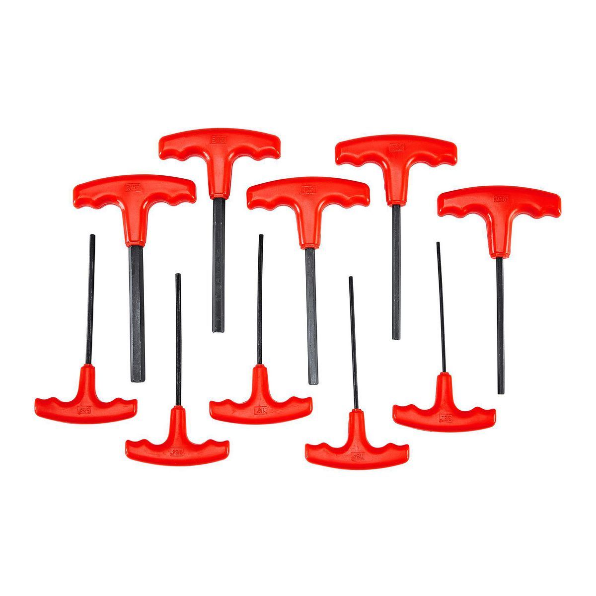 10 Piece SAE T-Handle Hex Key Set P979