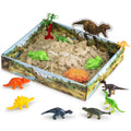 3D Sandbox with Dinosaur Figures and 3D Tray Y5367