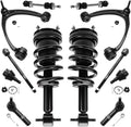 Front 12pc Control Arms Ball Joints Struts Sway Bars Tie Rod Ends Kit B2424