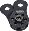 Black Textured Coating Snatch Block, 22000lbs, Pack of 2 L6291