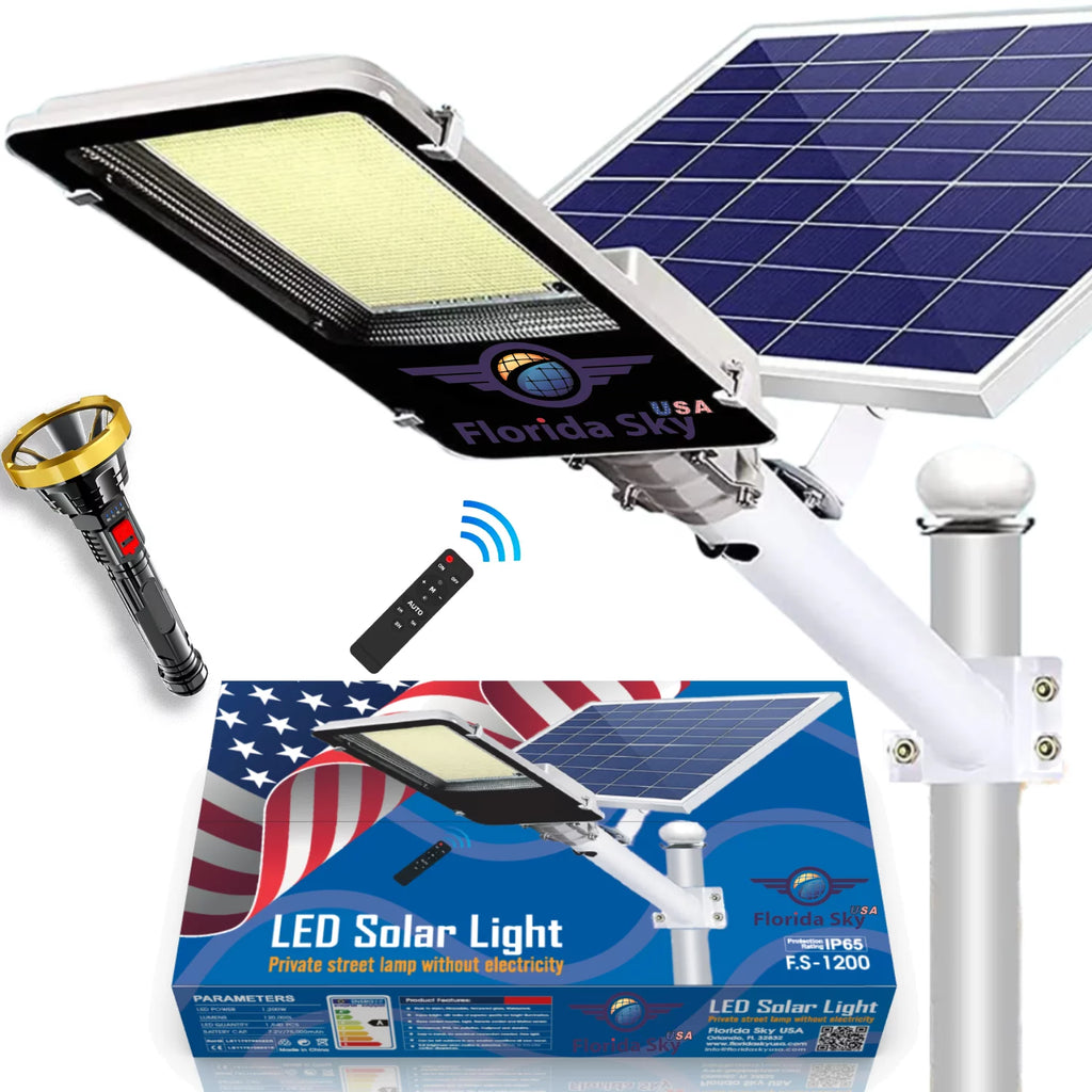 3400 Watt Solar LED Street Light with Remote S23437
