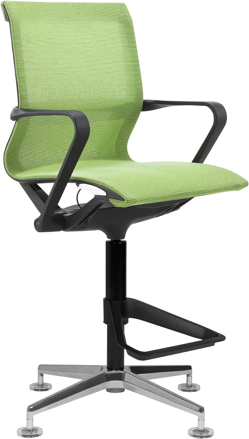 Black Mesh Drafting Chair Y97286