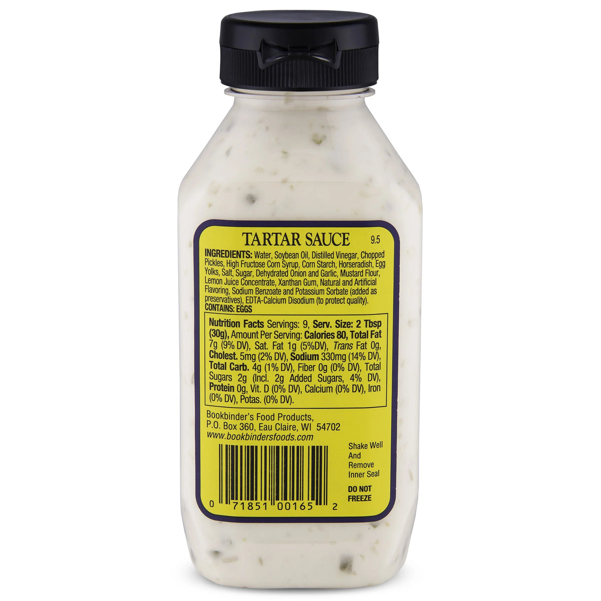 Tartar Sauce, 9.5 oz, 9 Count G81566
