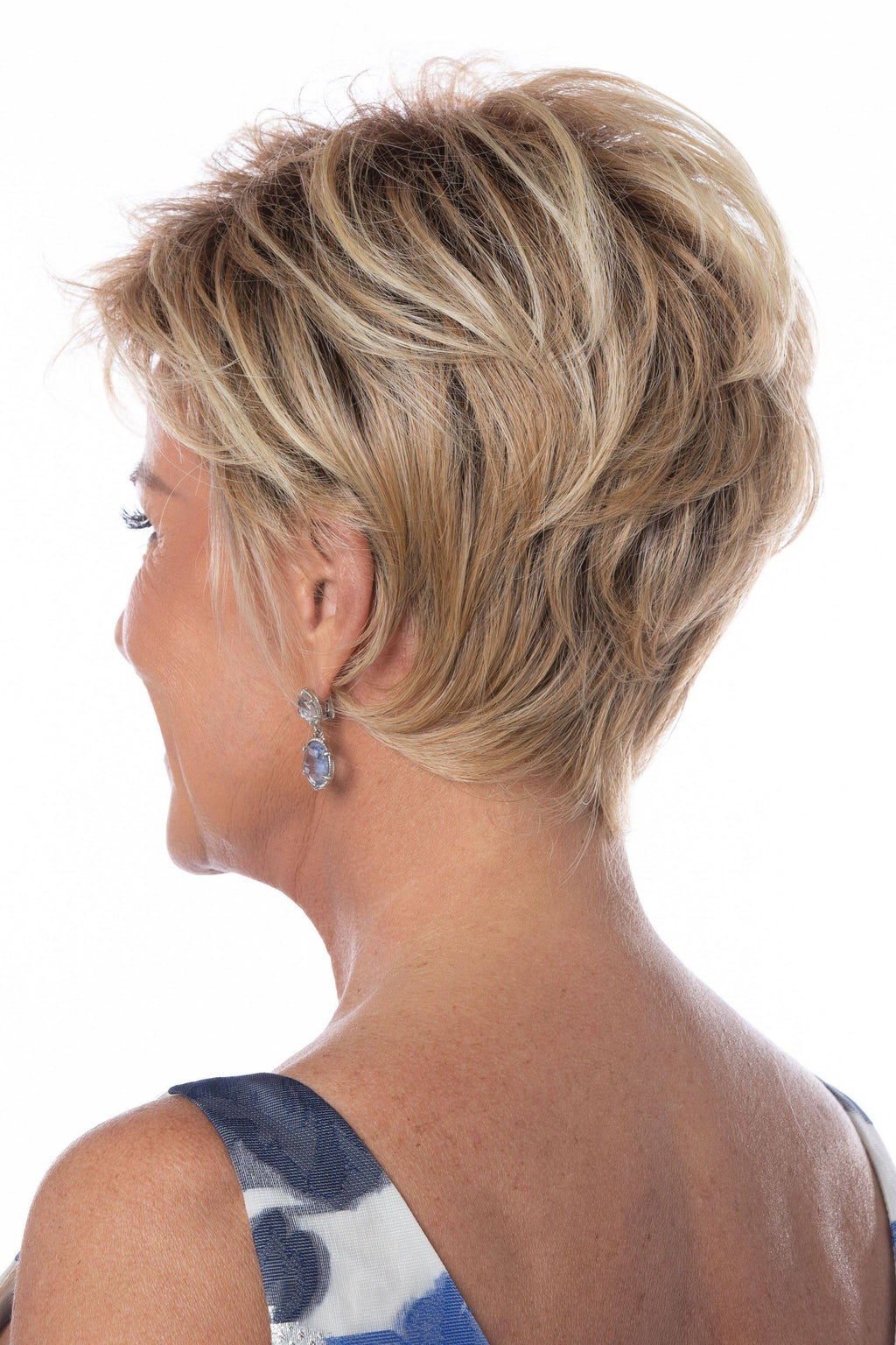 Brown Blonde Jazzy HF Wig U508