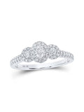 Oval Diamond 3-stone Engagement Ring 1/2 Cttw Z13490