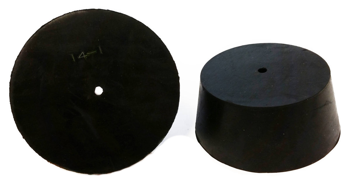 Rubber Stoppers, Size 14, 1-Hole, 10-Pound Case P42873