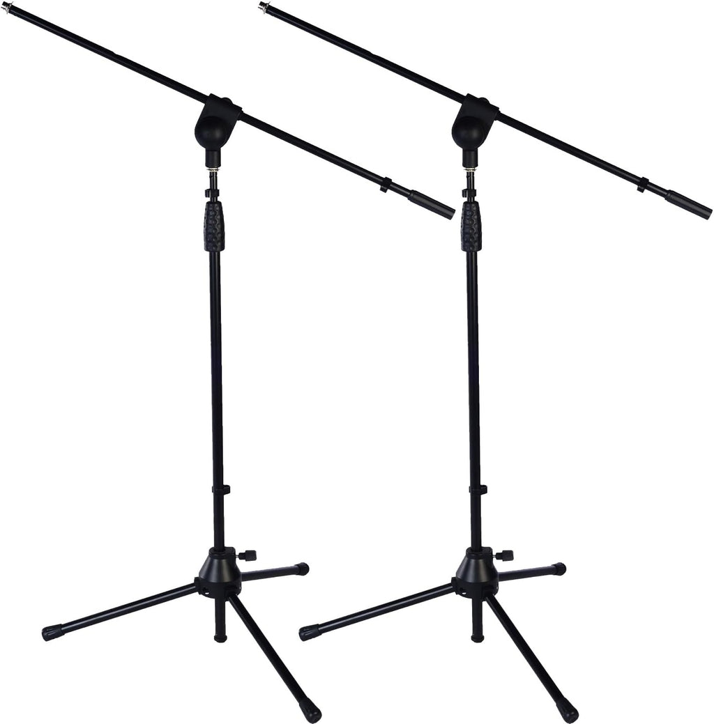 6 Pack Microphone Stand with Boom Arm, Height 38.5"-66" T10172