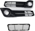 Front Bumper Lower Grille Fog Lamp Cover Bezel Set for Toyota Camry SE 2012-2014 V8379