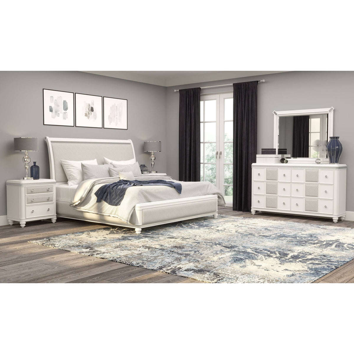 White/Silver Chest W500680
