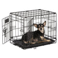 Folding Metal Dog Crate with Divider Panel, 18L x 12W x 14H P8471