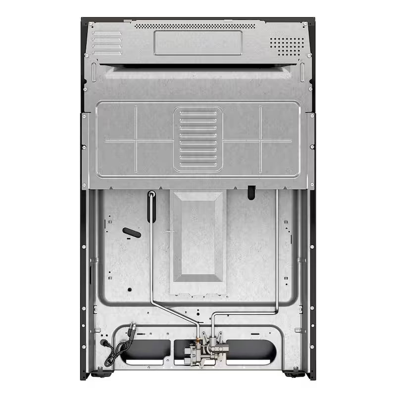 5 cu. ft. Gas Range with Air Fry Oven in Black Stainless P245