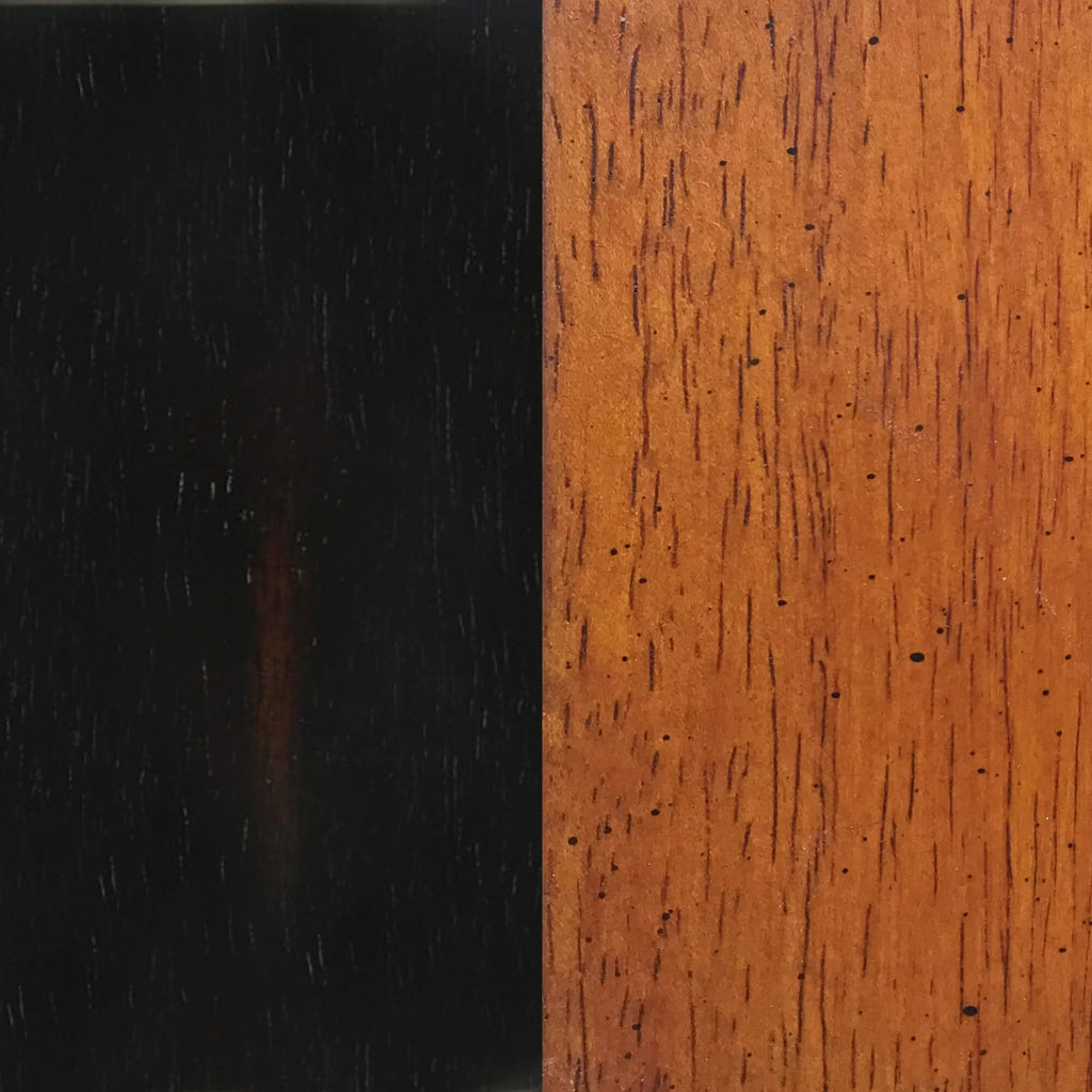 3-Piece Solid Wood Top Distressed Antique Black with Cherry Dining Table Set with Extendable Drop Leaf and Windsor Arrowback Chairs with Cherry Seat B10387