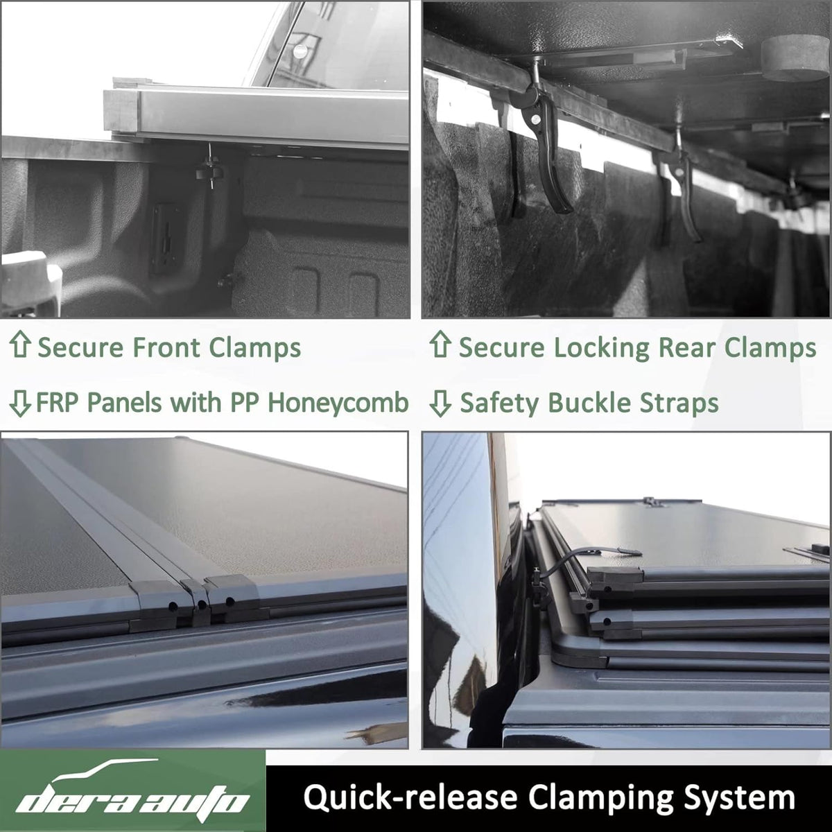 Hard Tri-Fold Truck Bed Tonneau Cover Q909