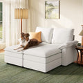 Dark Grey Chenille U Shaped Sectional Sofa L764045