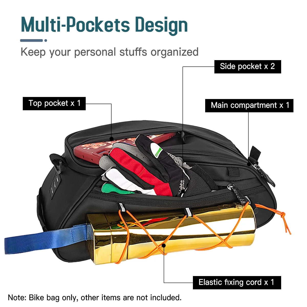 Bike Rack Bag Set with Cooler and Hanging Bags J381287