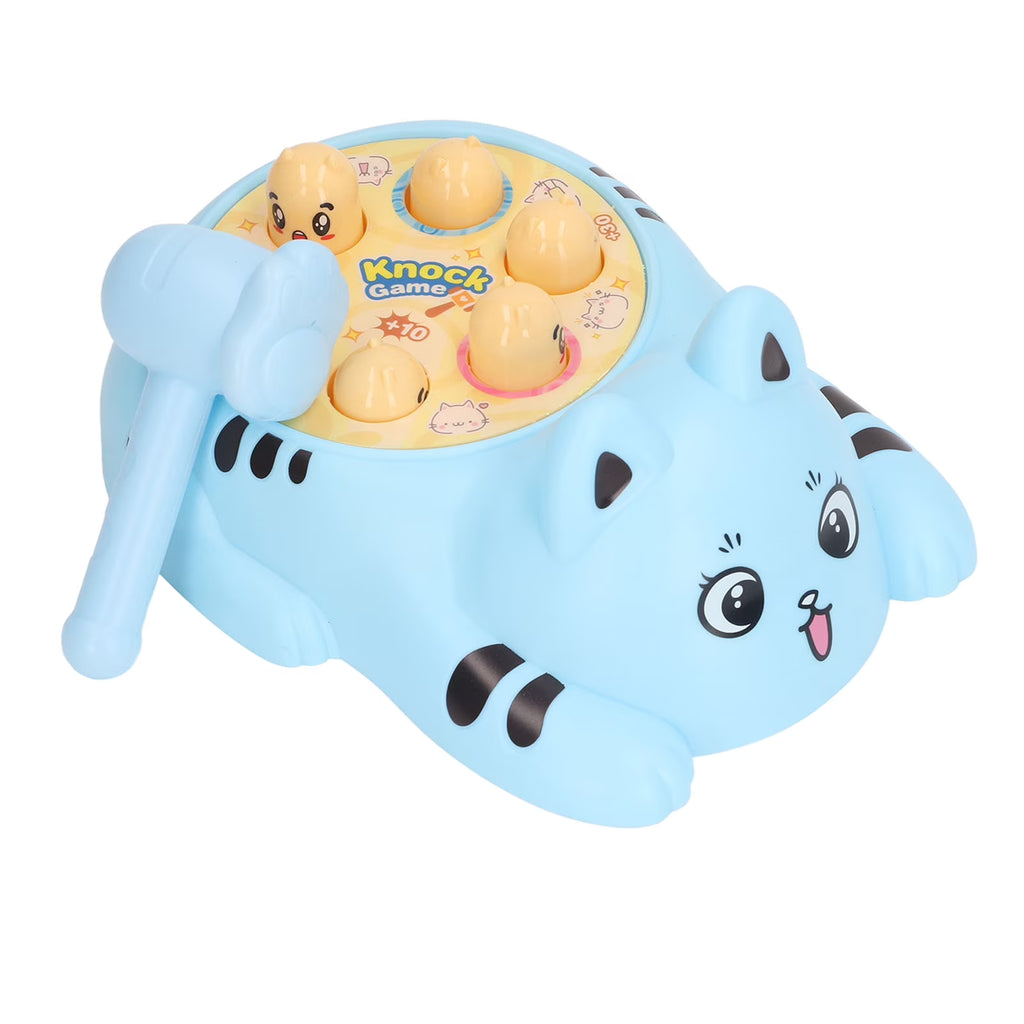 Kids Whack Toy Hammering Pounding Toy Cartoon Cat Shape Interactive Game N344658