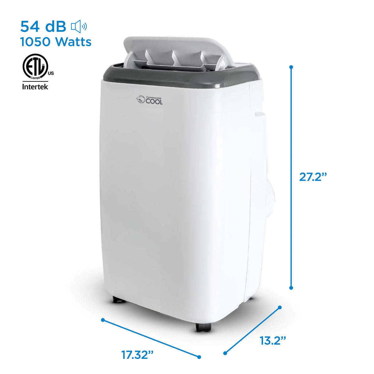 6,000 BTU Portable Air Conditioner with Remote Control, White A446