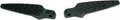 Argyle Foot Pegs Straight Male Mount Set Matte Black O7550