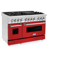 48 in. Stainless Steel Gas Burner Electric Oven Range G639625