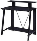 Industrial Computer Desk with Shelves 32" L x 18" W x 35" H T694901