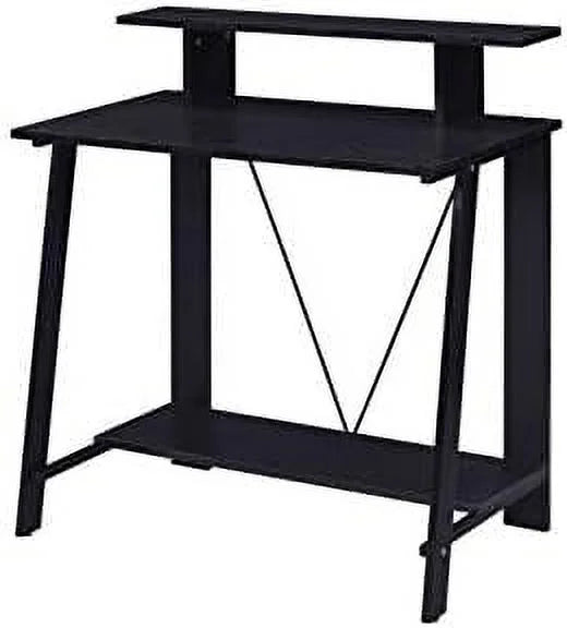Industrial Computer Desk with Shelves 32" L x 18" W x 35" H T694901