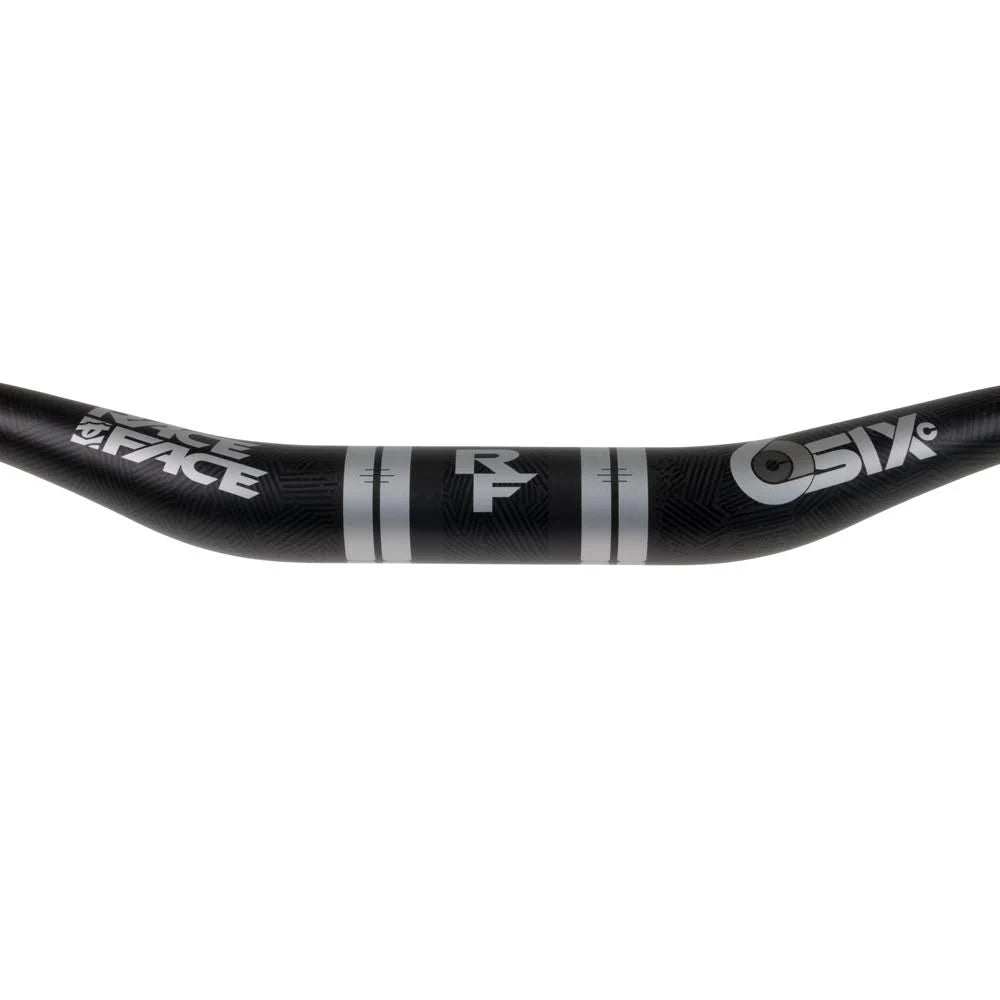 SixC Carbon Riser Handlebar 35 x 820mm 35mm Rise Silver F25918
