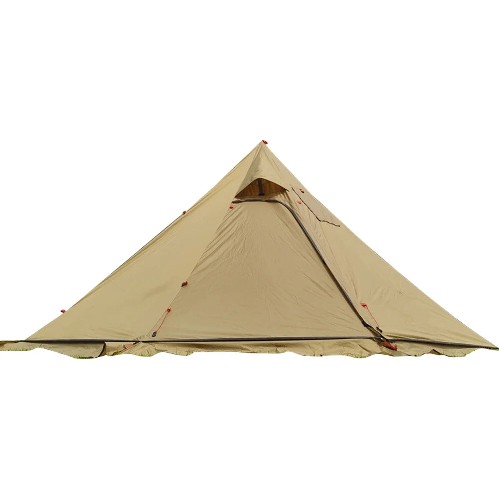 Camping Hot Tent 4-6 Person Tipi Tent with Stove Jack E74253