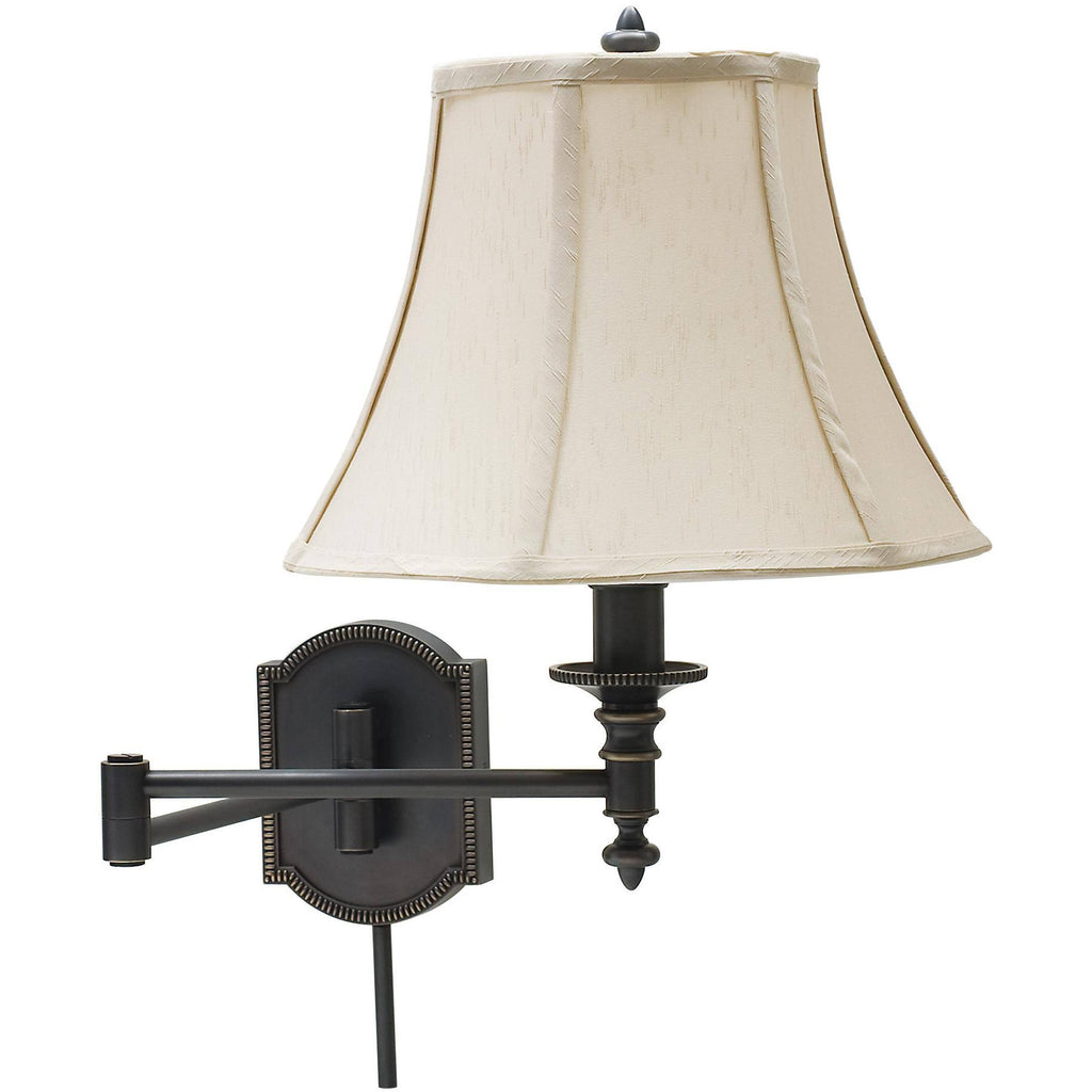 Oil Rubbed Bronze Wall Swing Arm Lamp E191