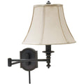 Oil Rubbed Bronze Wall Swing Arm Lamp E191