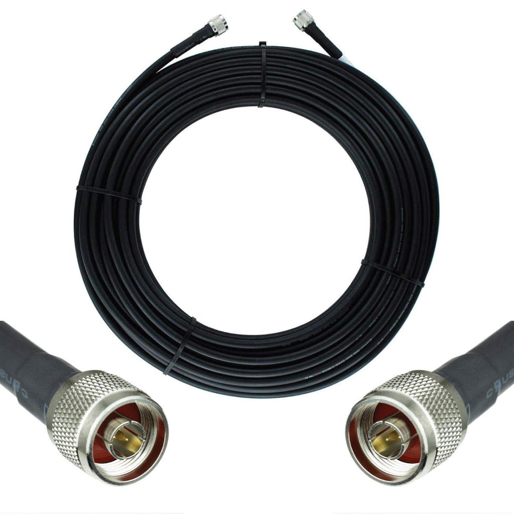 75ft N Male to N Male Ultra Low Loss Coaxial Cable 50ohm R51010