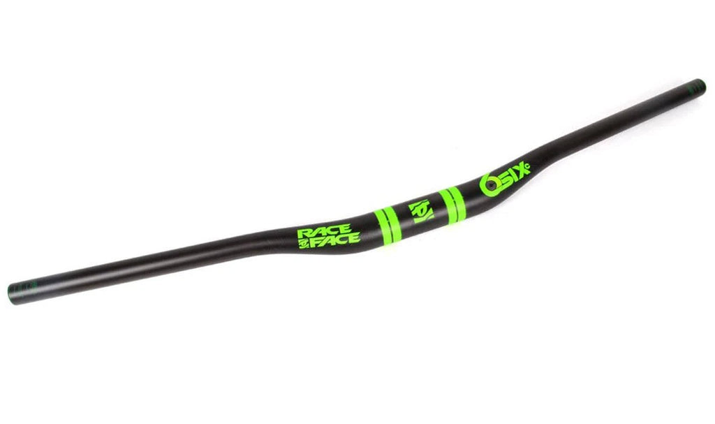 SixC Carbon Riser Handlebar 35 x 820mm 35mm Rise Silver F25918