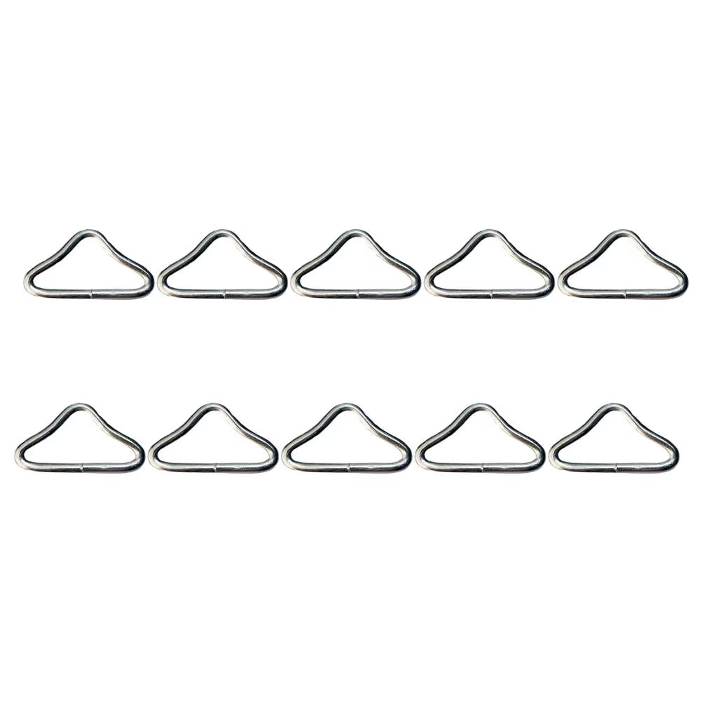 20pcs Trampoline Bungee Bed Mesh Cloth Buckle Triangle Ring Parts P93236