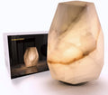 Pentagon White Calcite Table Lamp W183