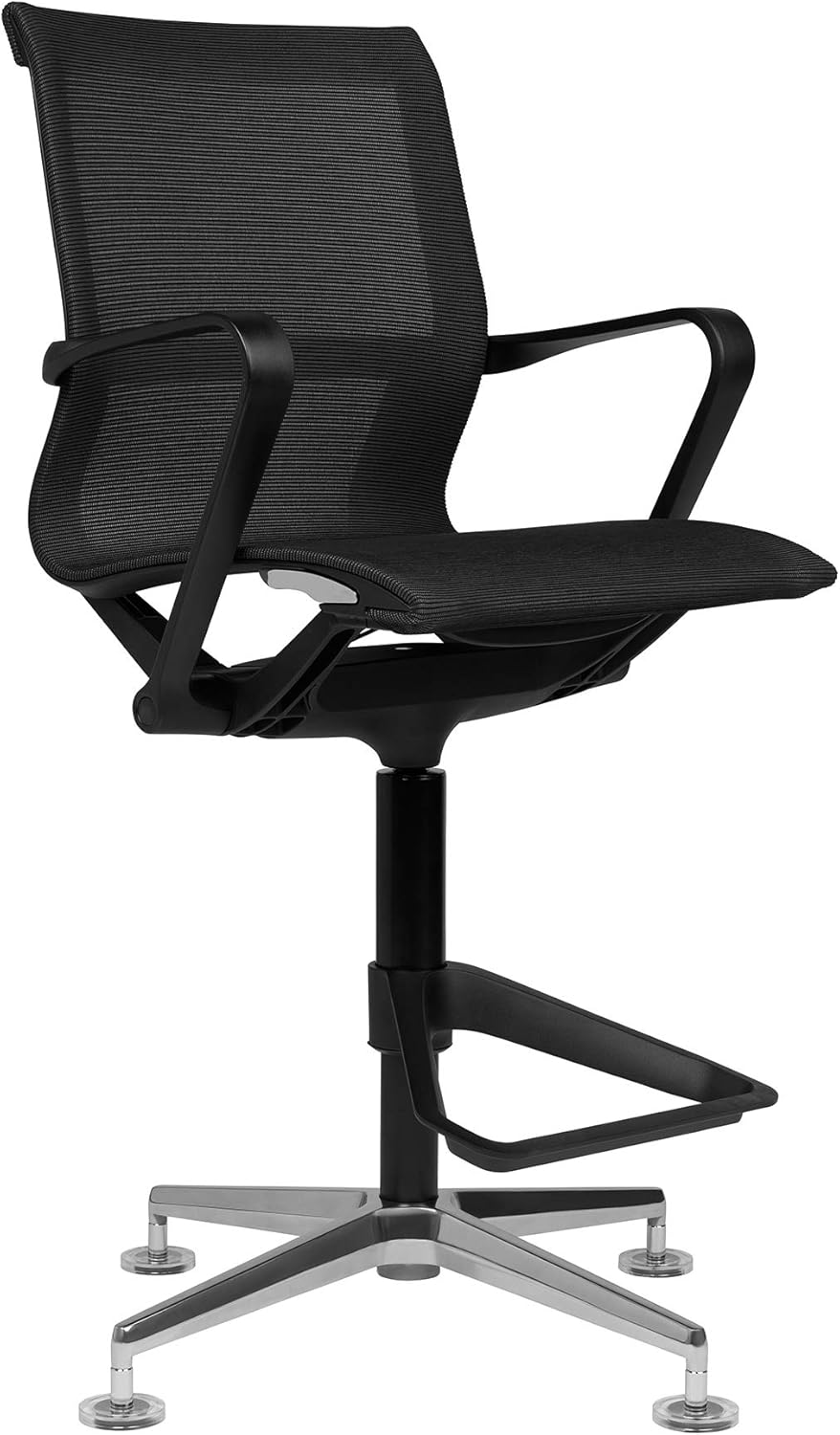 Black Mesh Drafting Chair Y97286