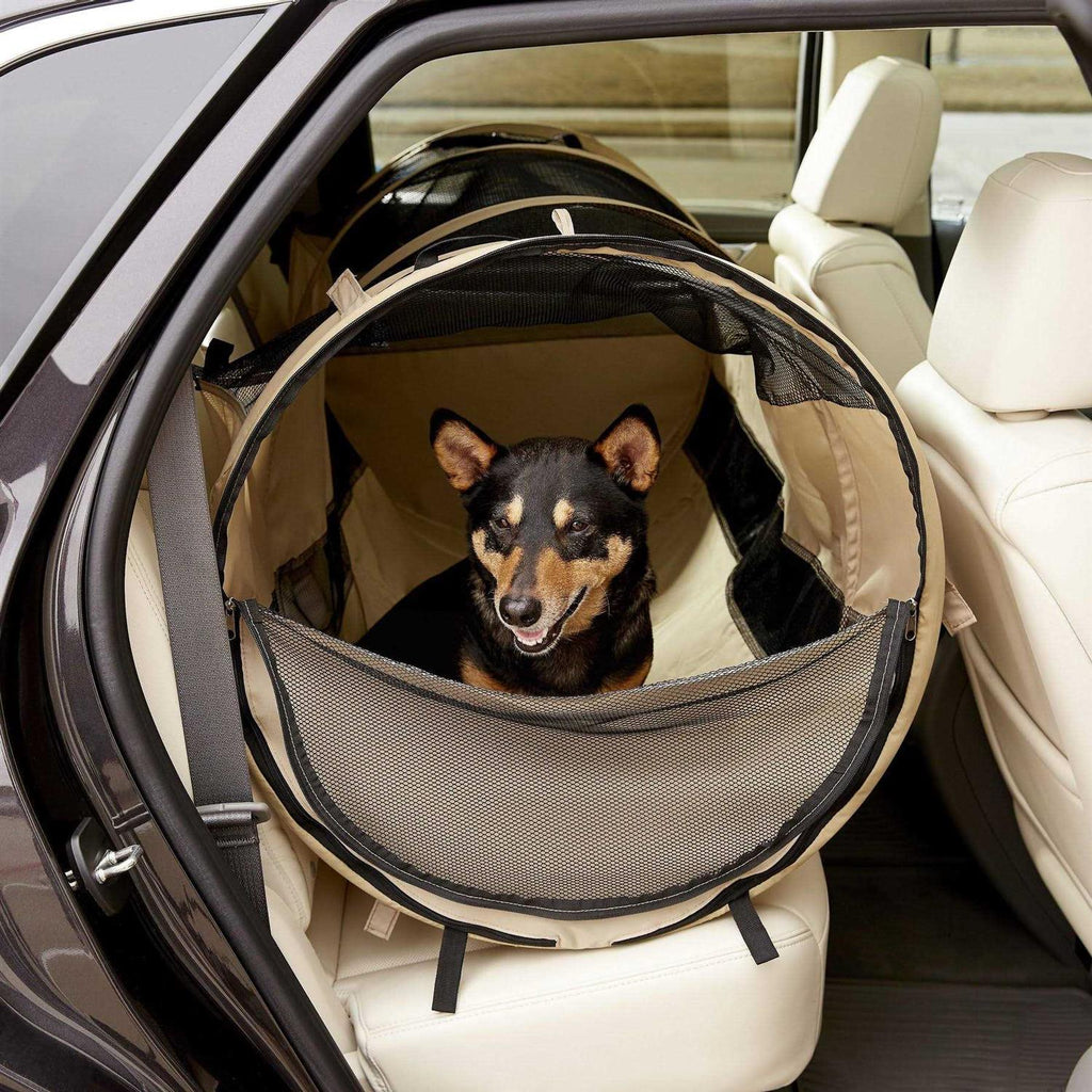 Soft Pet Kennel Car Crate with Carrying Case F4020
