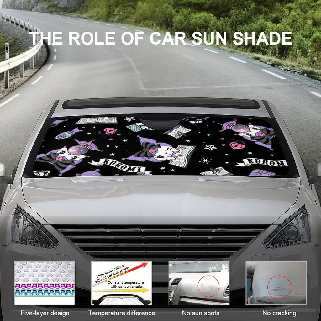 Foldable Reflective Car Windshield Sun Visor Cover J739581
