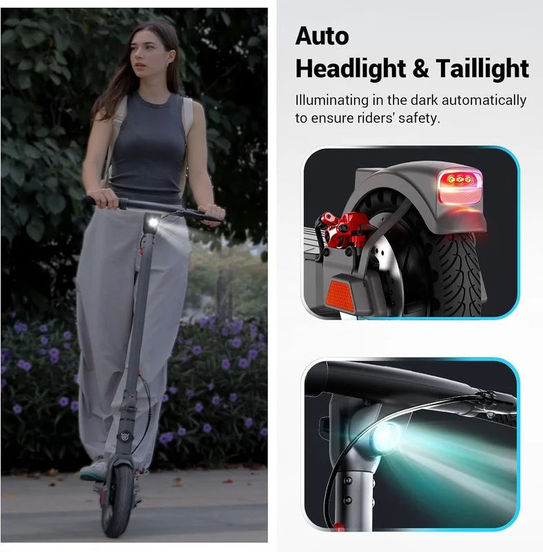 500W Motor 8.5" Solid Tires Folding Electric Scooter T766