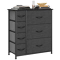Grey 7 Drawer Storage Dresser Q981