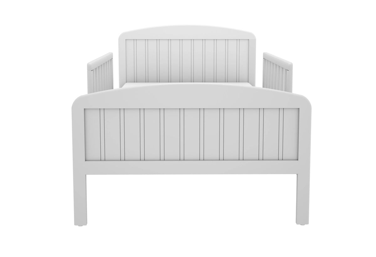 Off-White Wooden Toddler Bed H371582
