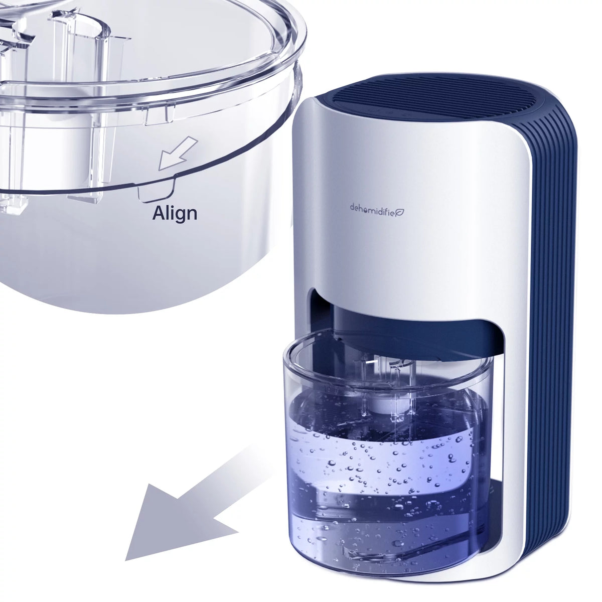 1200ml Ultra Quiet Dehumidifier with Automatic Defrosting C843
