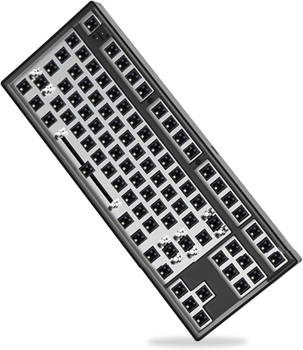 Pink 87 Keys RGB Modular Mechanical Keyboard DIY Kit E10699