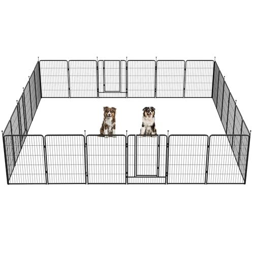 Portable 40 inch 16 Panels Dog Playpen M431558