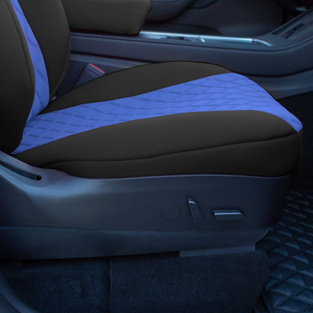 Blue Neoprene Custom Fit Seat Covers for Tesla Model Y J822