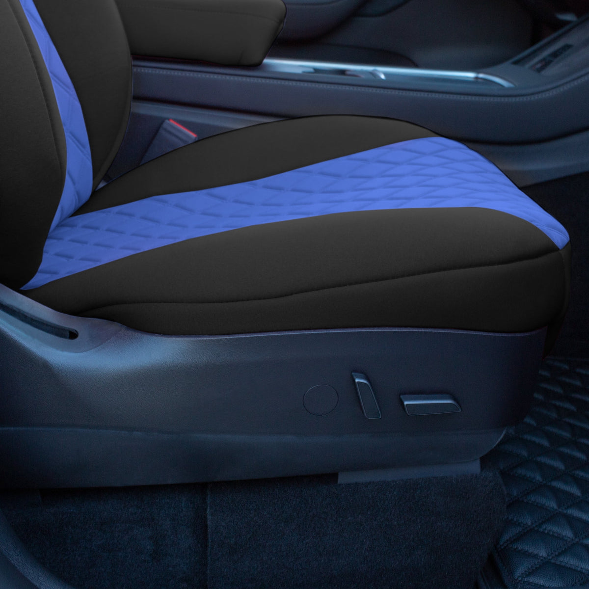 Blue Neoprene Custom Fit Seat Covers for Tesla Model Y J822