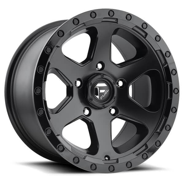 Matte Black 18x9 Fuel D589 Wheels X57997