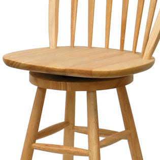 Beech Arrow-Back Windsor Swivel Seat Bar Stool V101