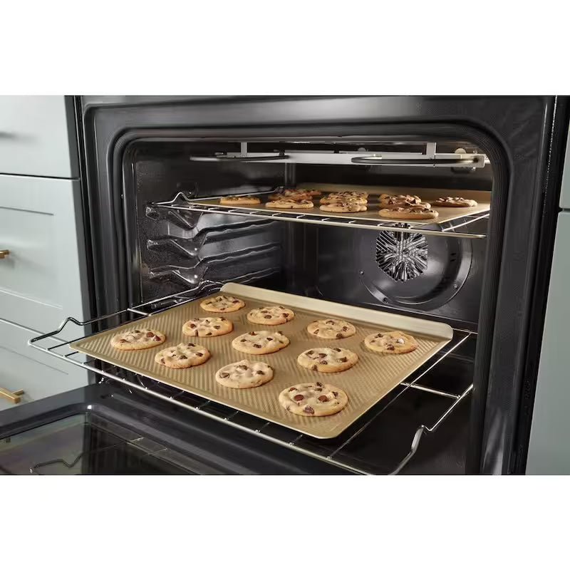 5 cu. ft. Gas Range with Air Fry Oven in Black Stainless P245
