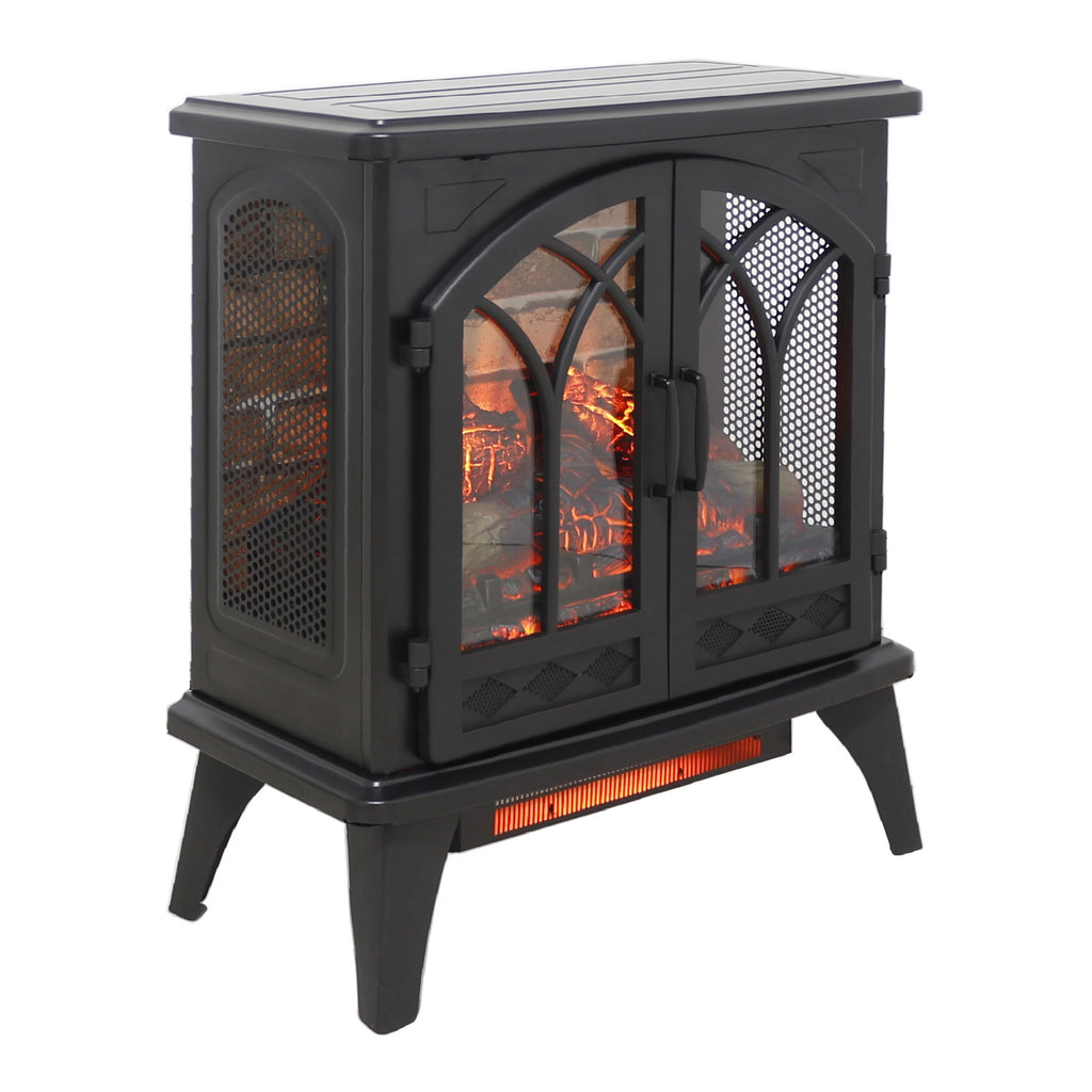 24 Inch 3D Infrared Electric Stove with Remote Control E383