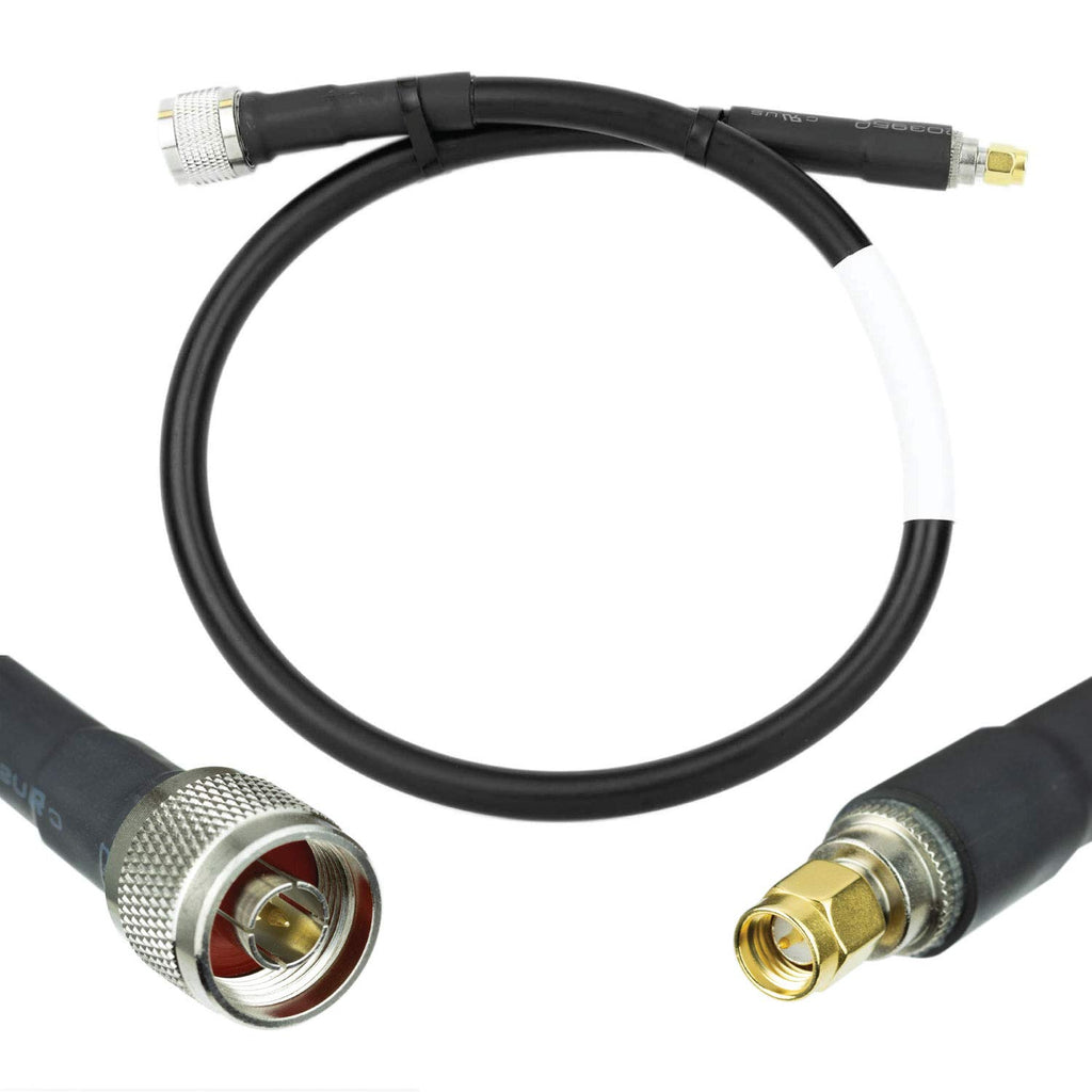 75ft N Male to N Male Ultra Low Loss Coaxial Cable 50ohm R51010